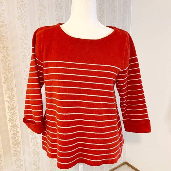 Red striped sweater shirts size XL - Picture 1 of 4